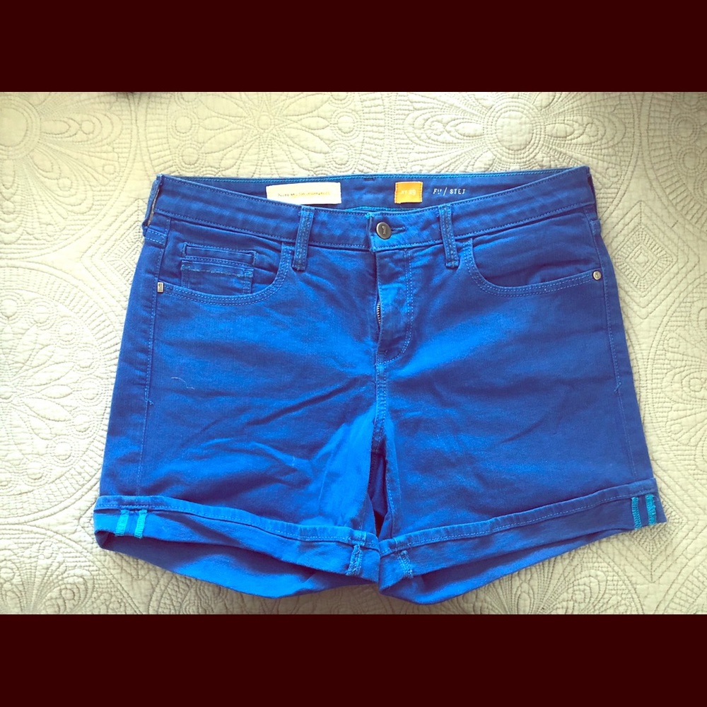 Royal Blue Pilcro & the Letterpress Shorts